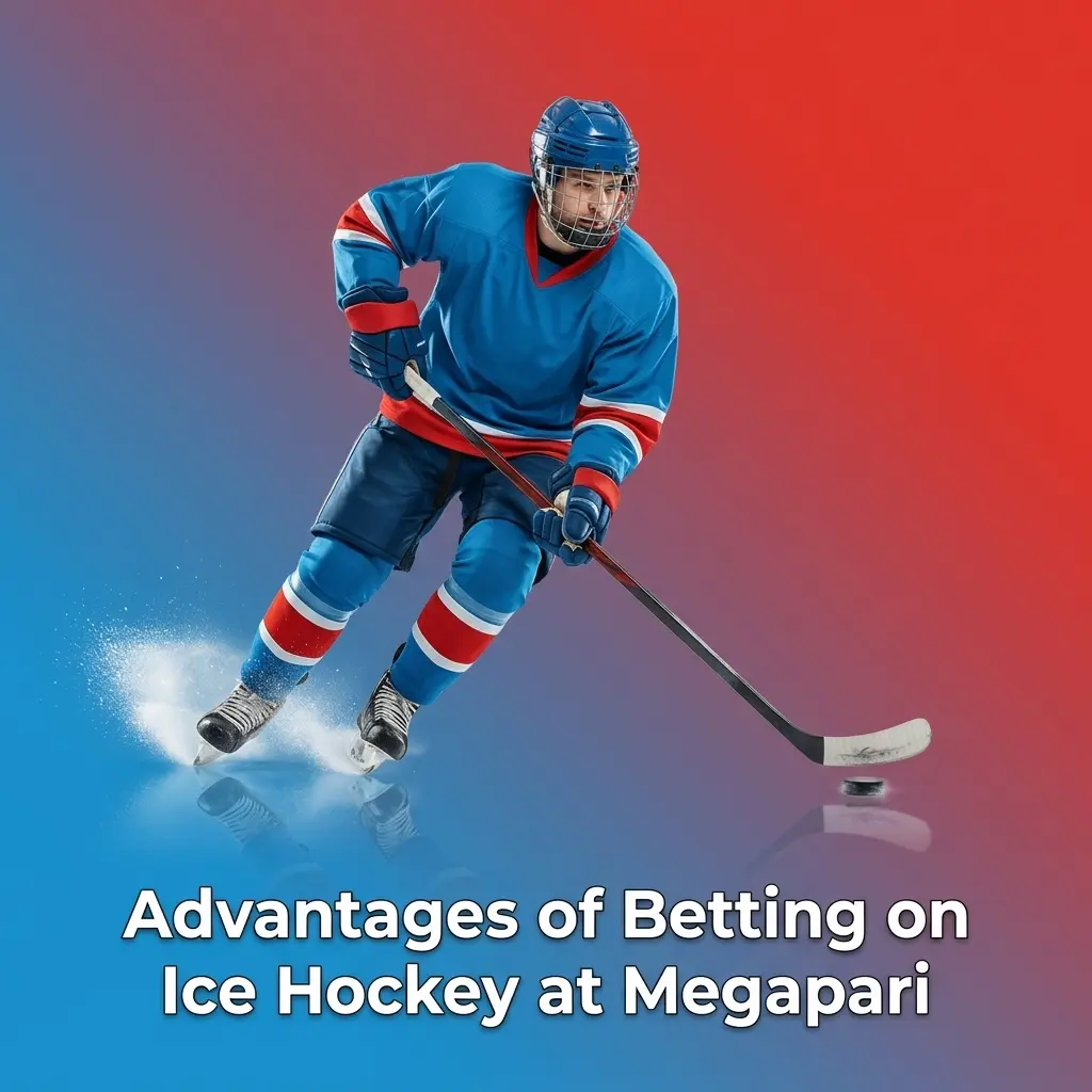 Megapari ice hockey betting interface showing NHL markets, BDT accounts, and live odds for Bangladesh bettors
