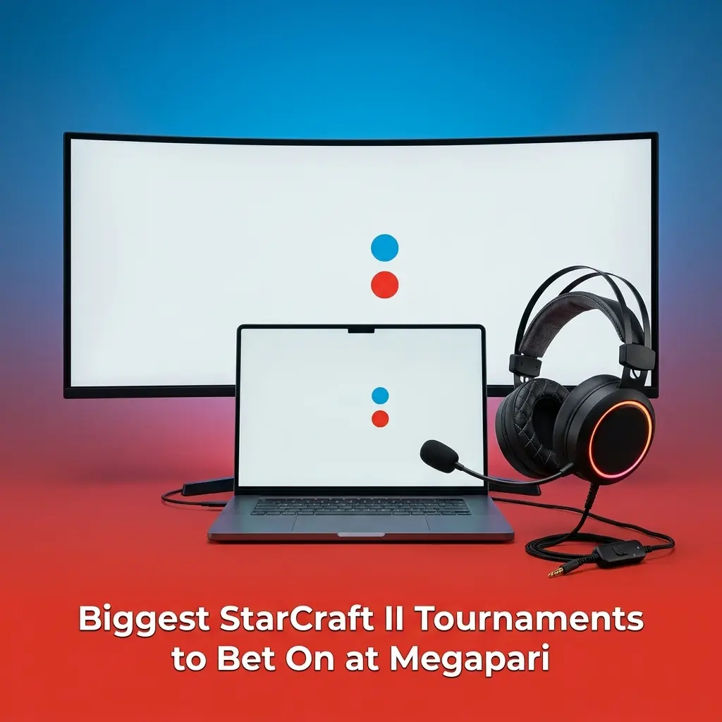 StarCraft II major tournaments including GSL, EWC, IEM Katowice, and DreamHack available for betting on Megapari