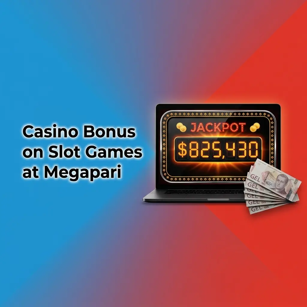 Megapari casino slot bonus offer showing welcome bonus up to 35000 BDT with reload cashback and VIP loyalty rewards