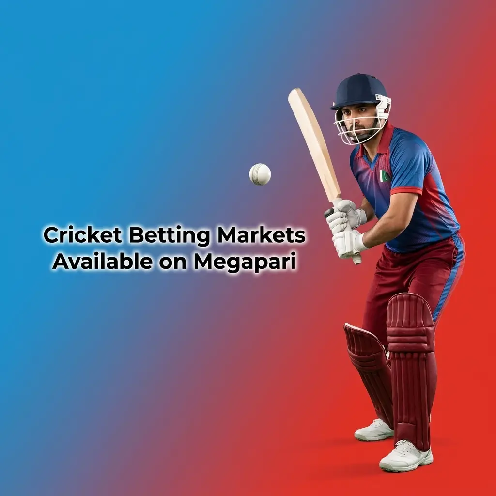 Megapari cricket betting markets in Bangladesh covering match winner, top batsman, bowler, live in-play and series winner