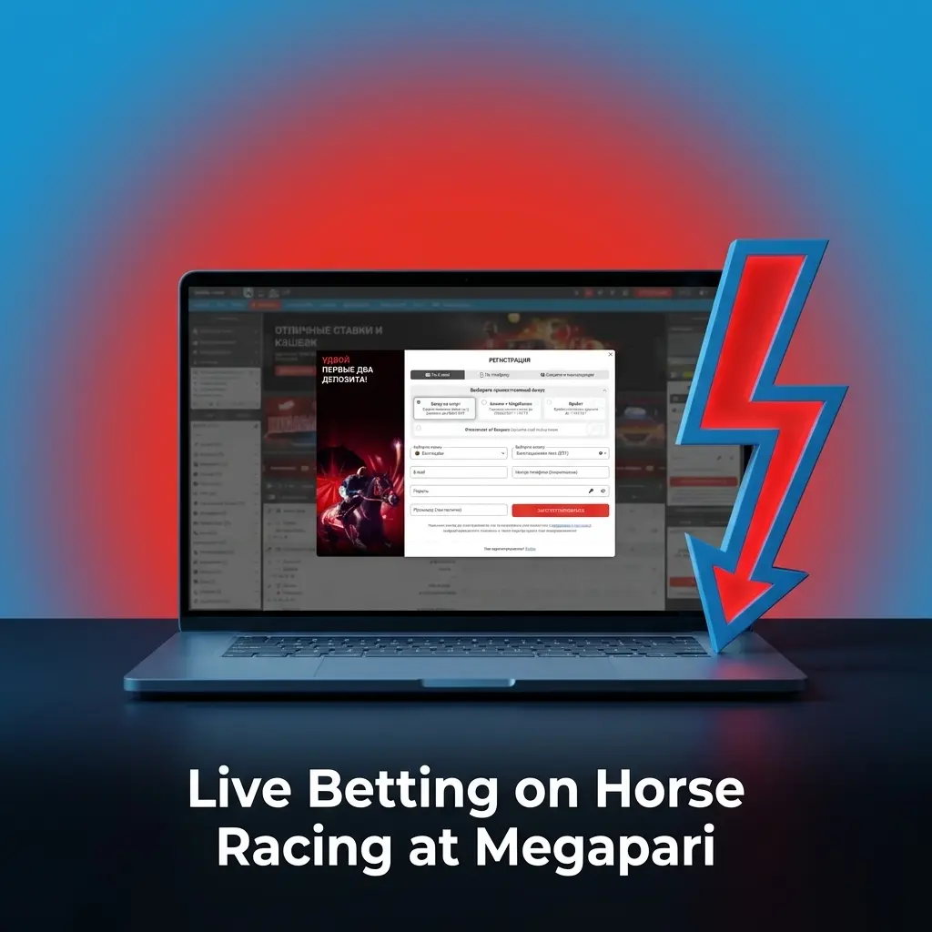 Megapari live betting on horse racing with real-time odds, live streaming, cash-out, and multi-race coverage