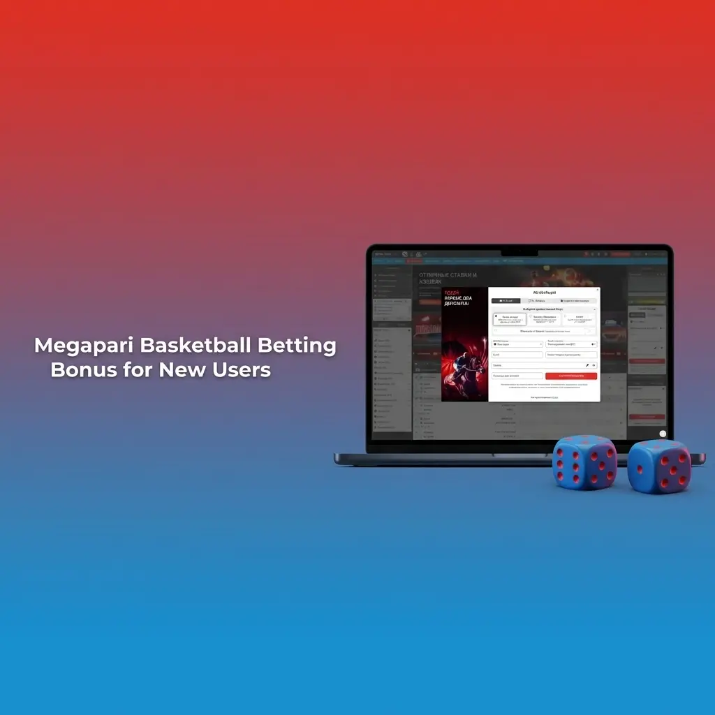 Megapari basketball betting welcome bonus offering 100% match up to 10,000 BDT for new users in Bangladesh