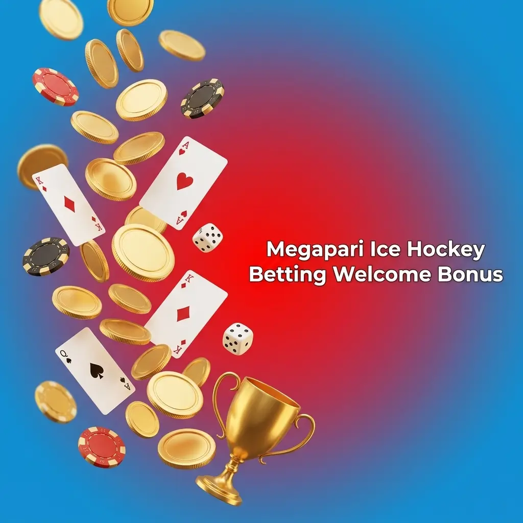 Megapari ice hockey betting welcome bonus offering 100% up to BDT 10,000 on first deposit