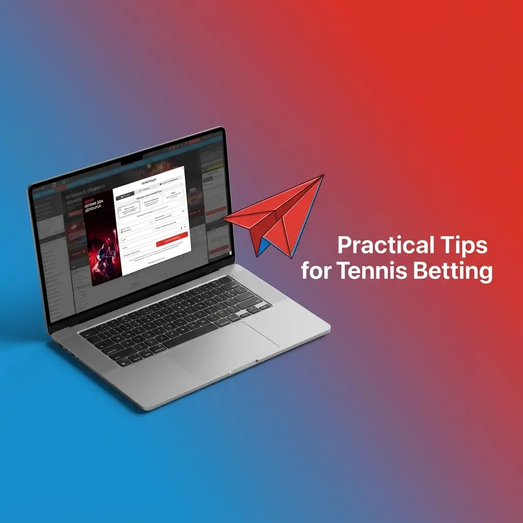 Practical tennis betting tips showing player form analysis, surface comparison, and bankroll management strategies for all bettors