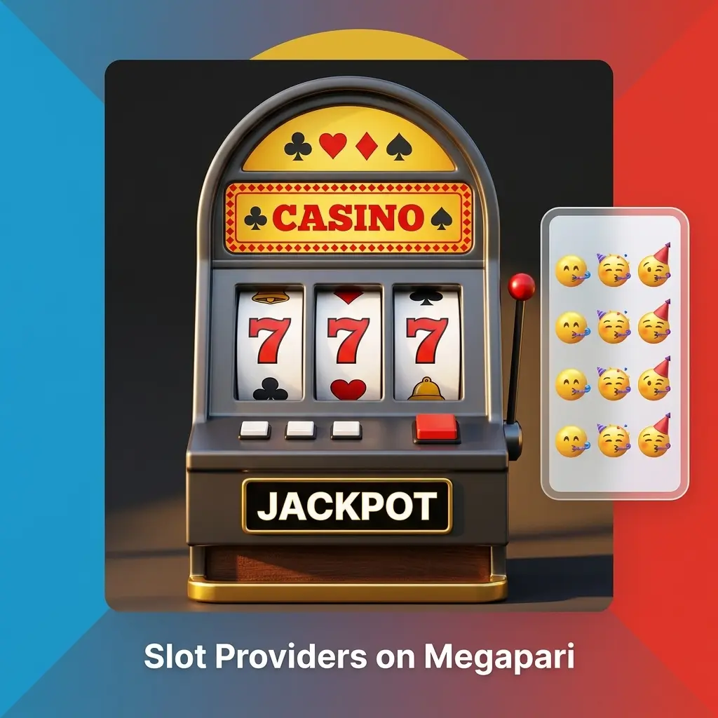Megapari slot providers logos including Pragmatic Play, NetEnt, Play'n GO, Hacksaw, Spribe, BGaming, Microgaming