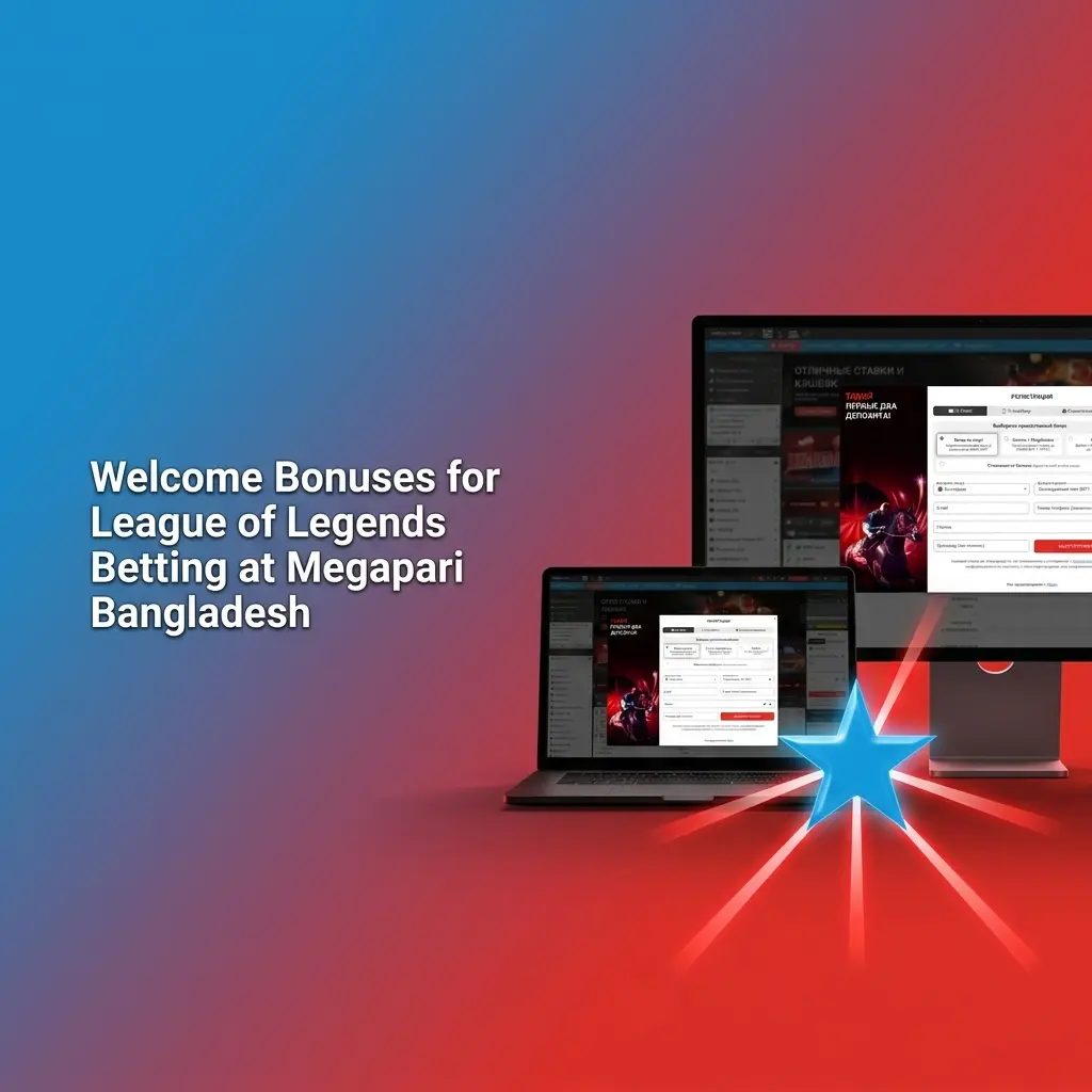 Megapari Bangladesh welcome bonus up to 35,000 BDT for League of Legends esports betting across two deposits
