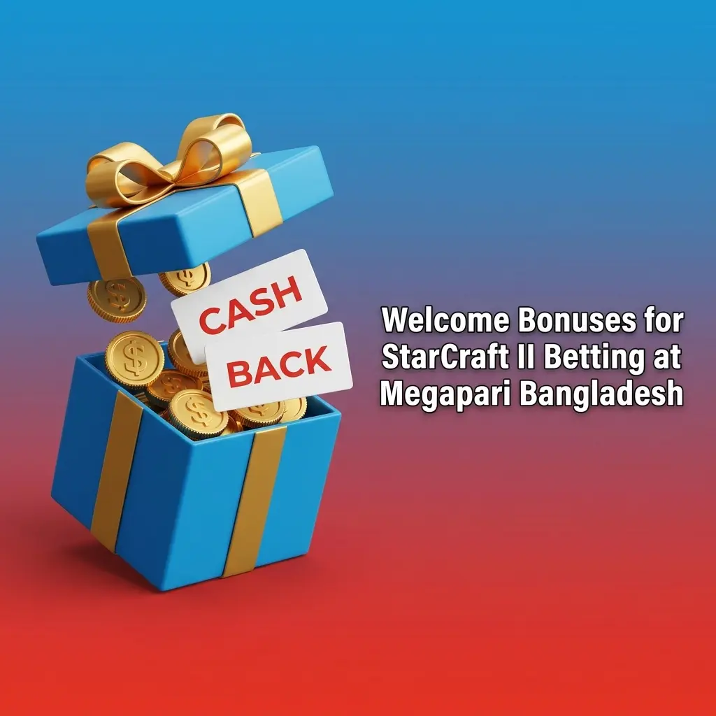 Megapari Bangladesh welcome bonus up to 35000 BDT for StarCraft II betting with 100% match on first deposits