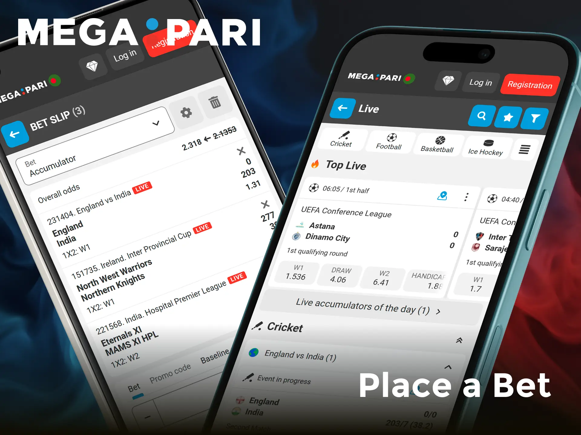Learn how to place a successful sports bet on the Megapari App.
