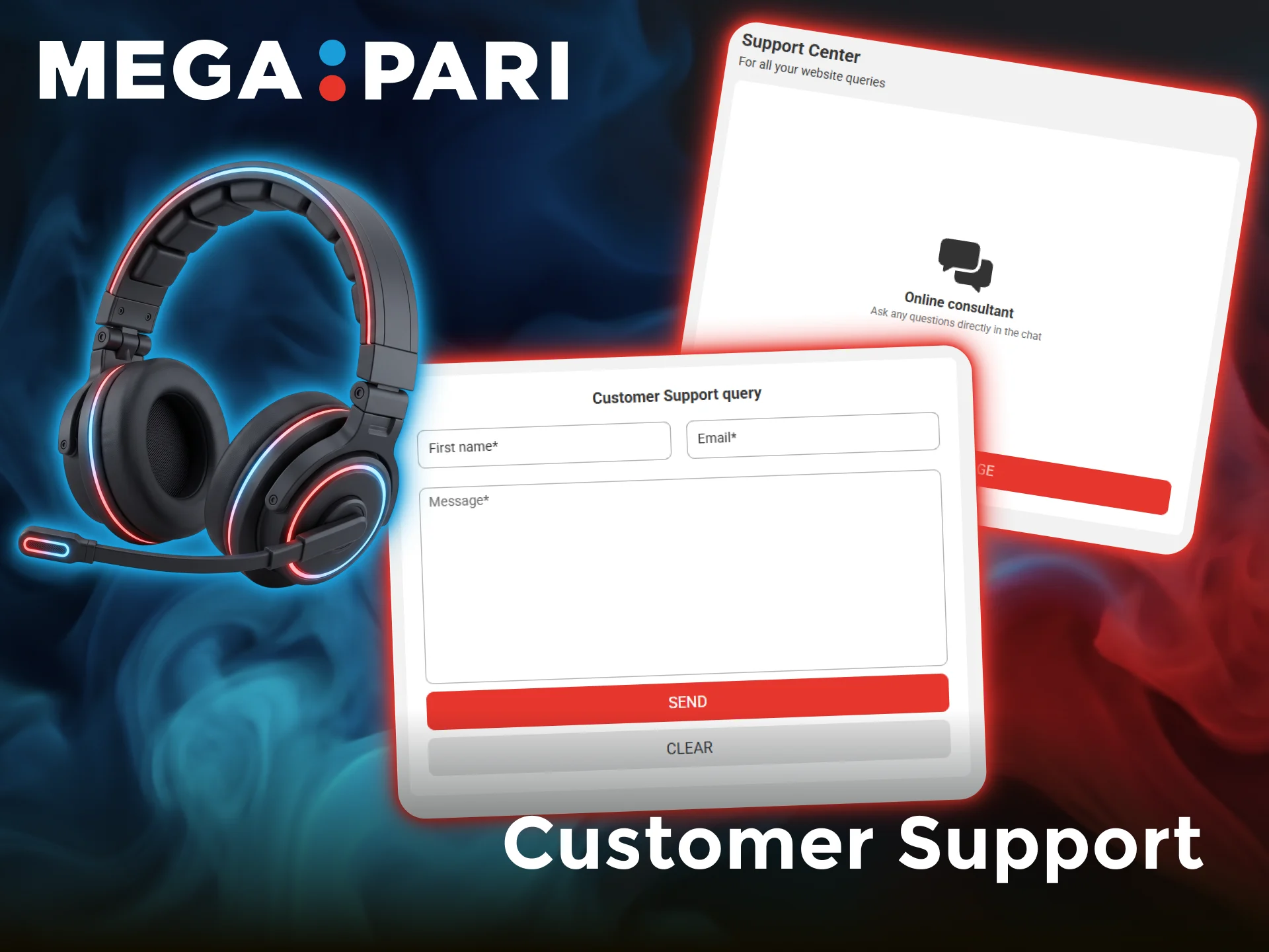 Contact the helpful Megapari Customer Support team for immediate assistance.