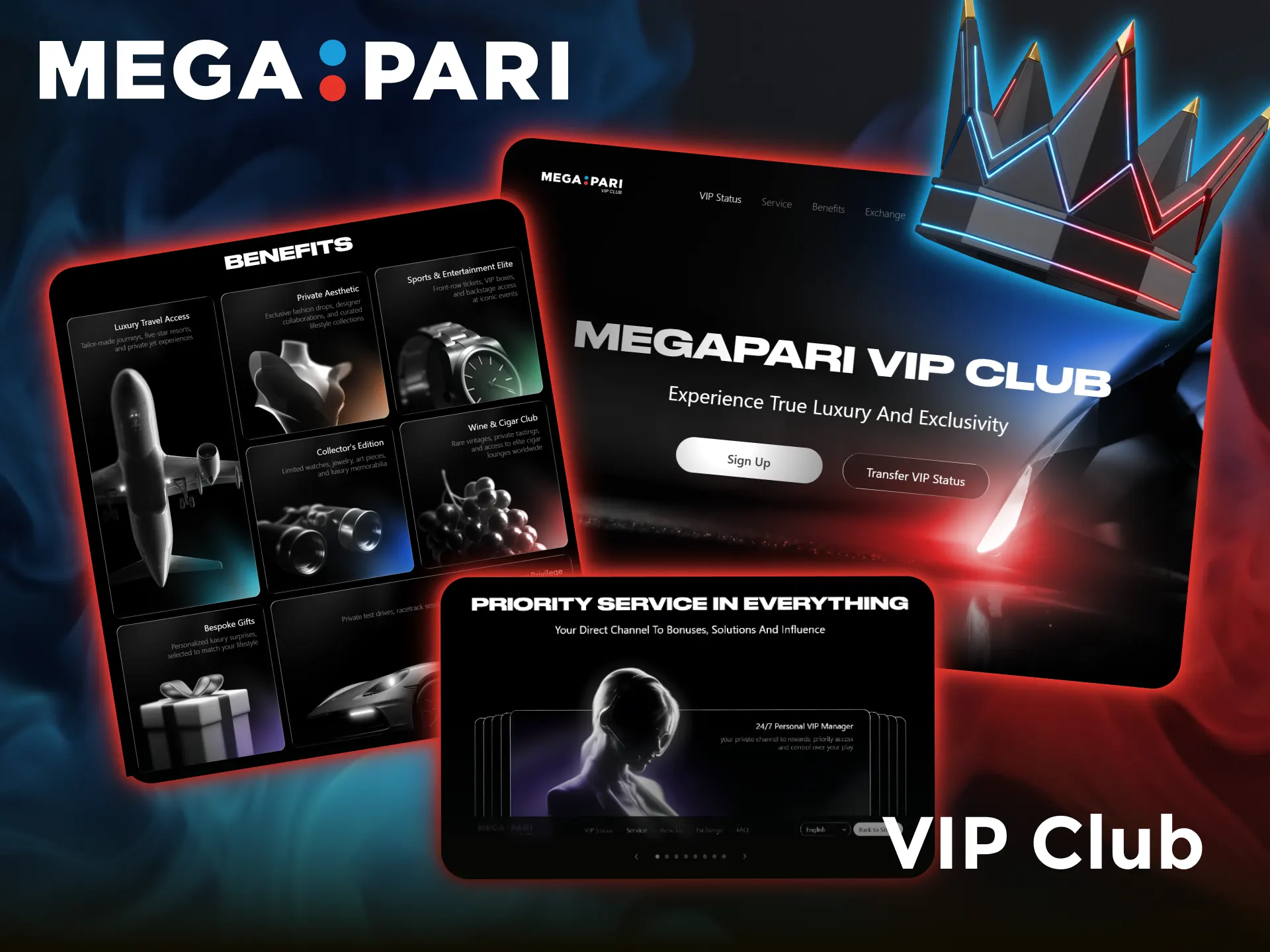 Join the exclusive Megapari VIP Club to claim premium loyalty rewards.