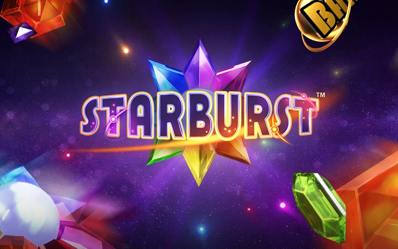 Trigger cosmic wins in the Starburst slot game at Megapari.